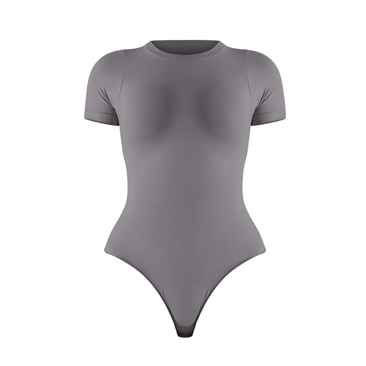 Pmwrun Women's Active Wear Seamless Shapewear Short Sleeve Bodysuit Shaping Sports Beauty Yoga Dress