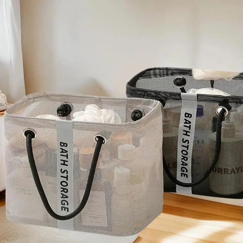 Portable Tote Shower Basket WaterproofBag With Handle Large Capacity Toiletry Bag Organizer Unisex