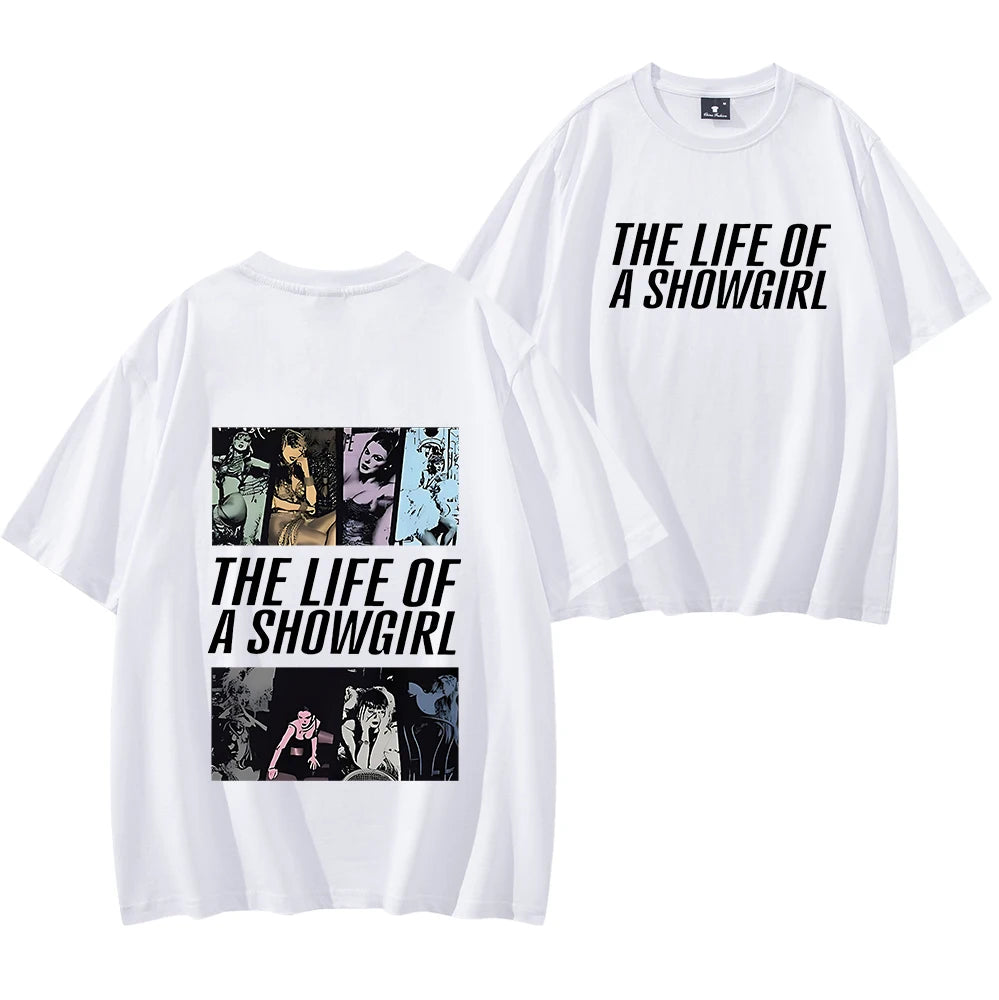 Showgirls Life T Shirt in My Showgirl Era T-Shirt New Album 2025 Shirt Country Music Fan Gift Men Women Streetwear Hip Hop Tops