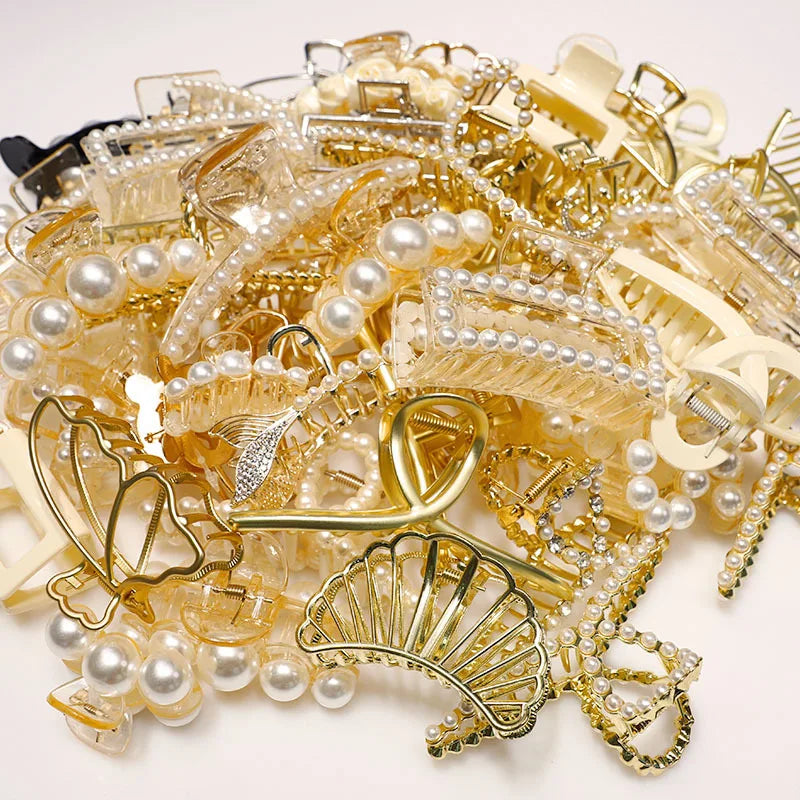 Fashion Summer Metal Geometric Hair Clips for Women French Big Claw Clips Woman Girls Hair Clip Headwear Pince Cheveux Wholesale
