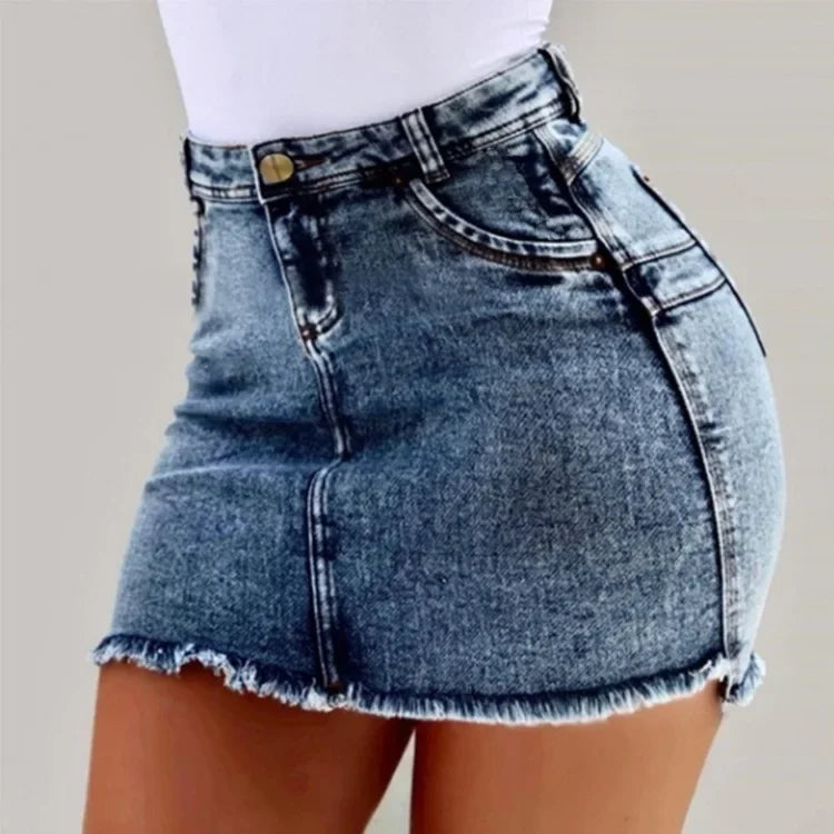 Fashionable 2012 New Summer Large Size Women's Clothing European American Sexy Elegant Denim Bodycon Skirt For Women