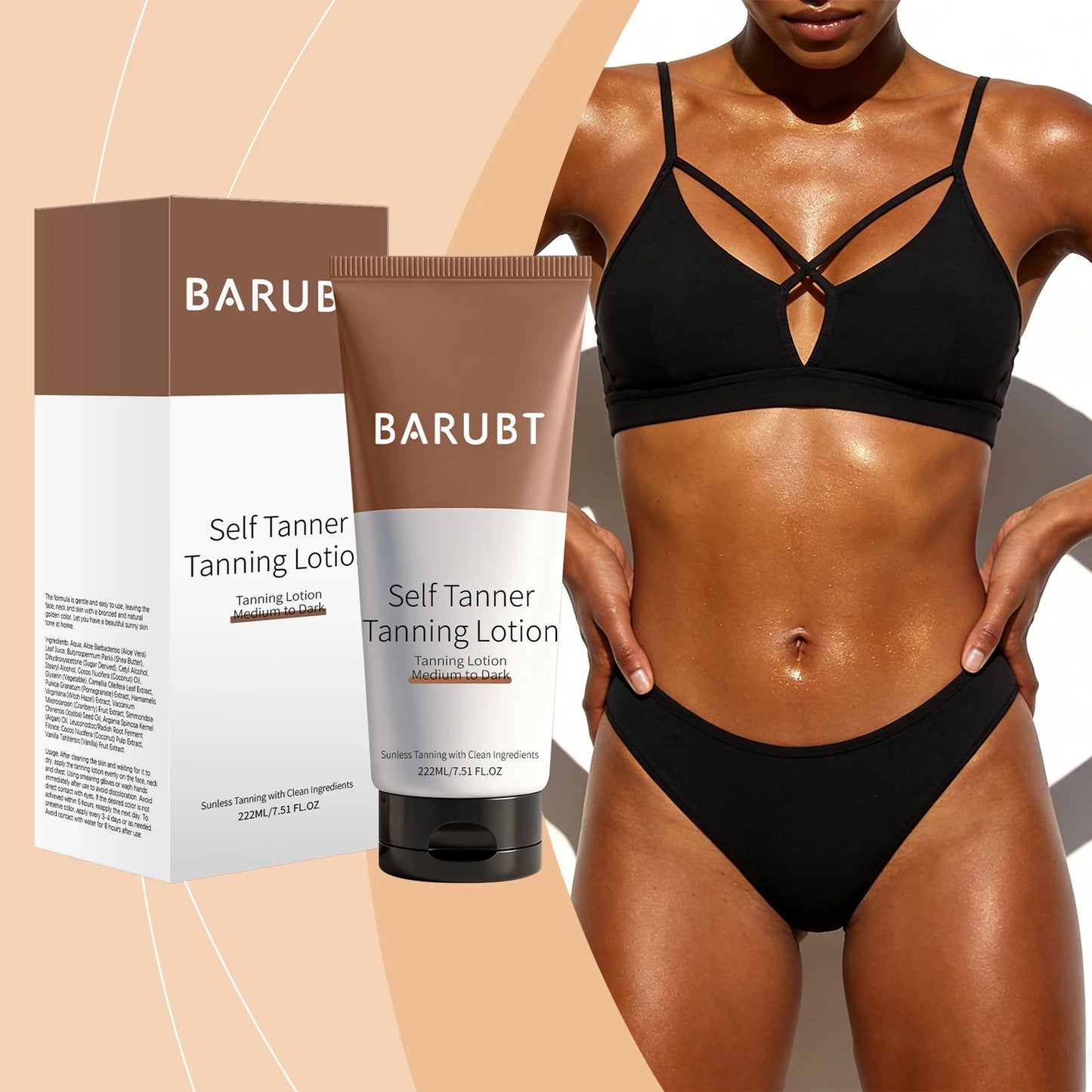 Sunlight-based tan-enhancing lotion. Outdoor Refreshing Body Lotion - Moisturizing Skin Care with Gentle  Effects