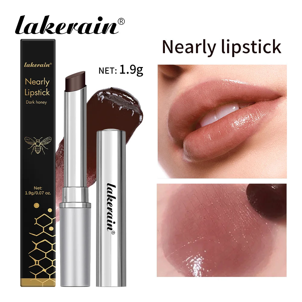 Vitamin E Smooth Almost Lipstick Nourishing&Moisturizing Tinted Lip Balm in Black Honey Enhancing Natural Color Lip Care Makeup