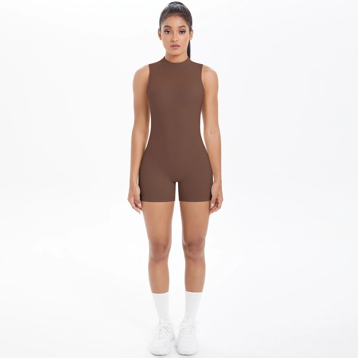 Sleeveless Backless Hollow Yoga Jumpsuit for Woman Solid Color Bodysuits Lifting Sports Push Up Sleeveles Workout Bodysuits