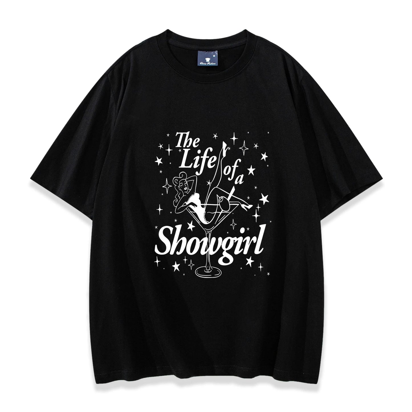 Showgirls Life T Shirt in My Showgirl Era T-Shirt New Album 2025 Shirt Country Music Fan Gift Men Women Streetwear Hip Hop Tops